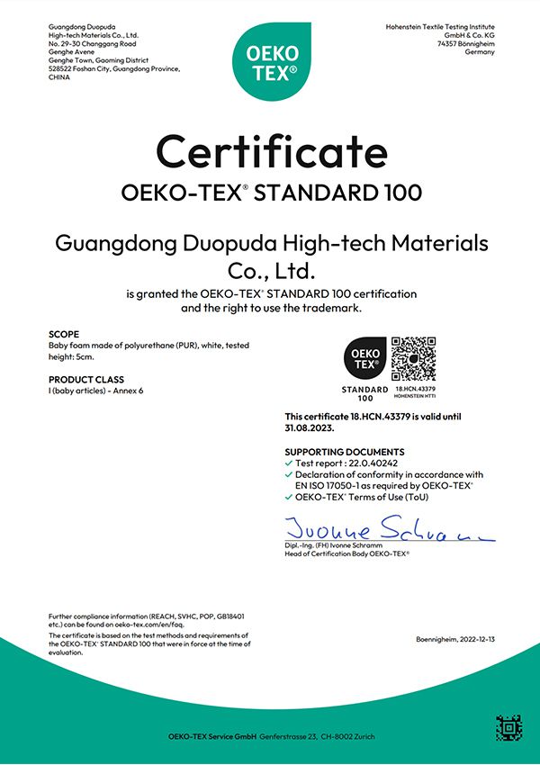 OEKO-TEX® STANDARD 100
